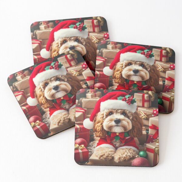 Item preview, Puppy Cockapoo Christmas designed and sold by fatbanana.