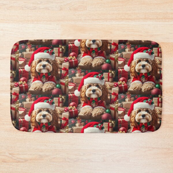 Item preview, Puppy Cockapoo Christmas designed and sold by fatbanana.