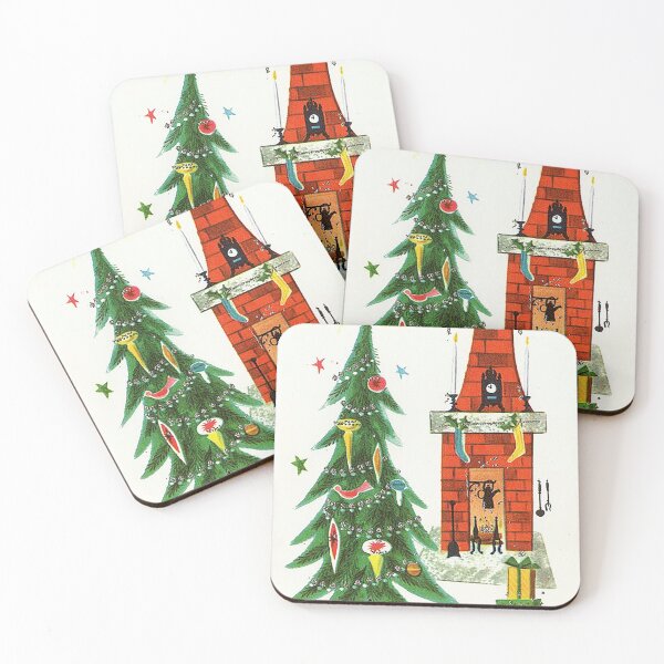Item preview, Retro Christmas chimney designed and sold by KAY Artists.
