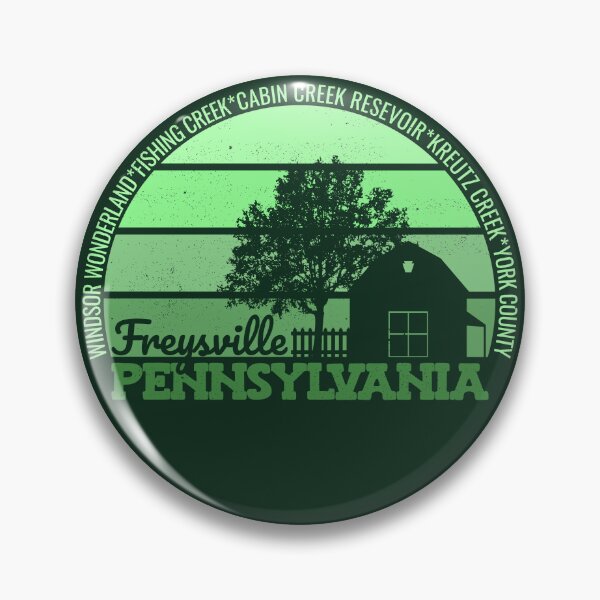 Item preview, Freysville Pennsylvania Sunset Retro Vintage Local Pride Logo designed and sold by CRHPOD20.