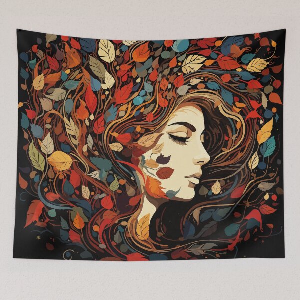 Item preview, Art Nouveau - Love season - Mrs. Autumn designed and sold by ArtNouveau-Deco.