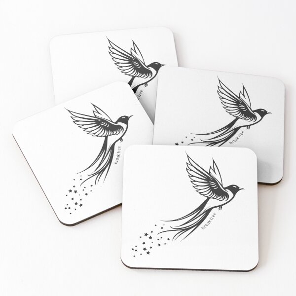 Item preview, break free - bird stars designed and sold by GRINspiration.