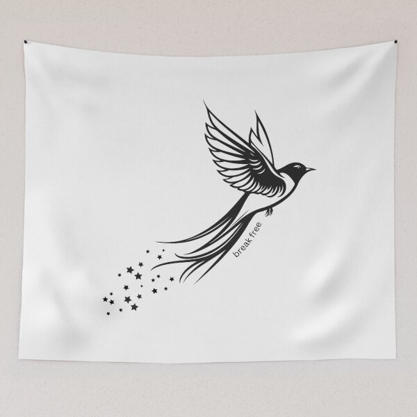 Item preview, break free - bird stars designed and sold by GRINspiration.