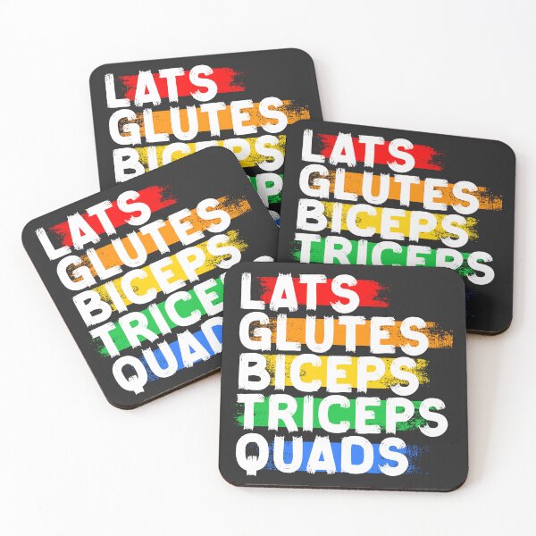 Item preview, Copie de Lats Glutes Biceps Triceps Quads LGBT flag gym outfit designed and sold by DefauItCube.