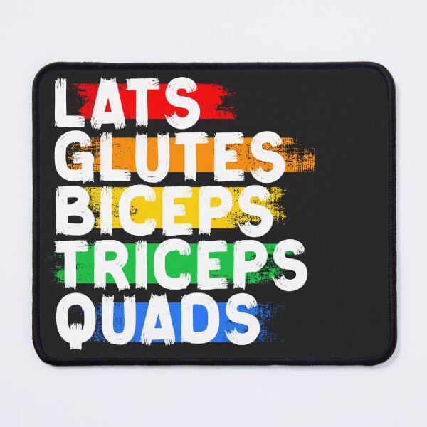 Item preview, Copie de Lats Glutes Biceps Triceps Quads LGBT flag gym outfit designed and sold by DefauItCube.