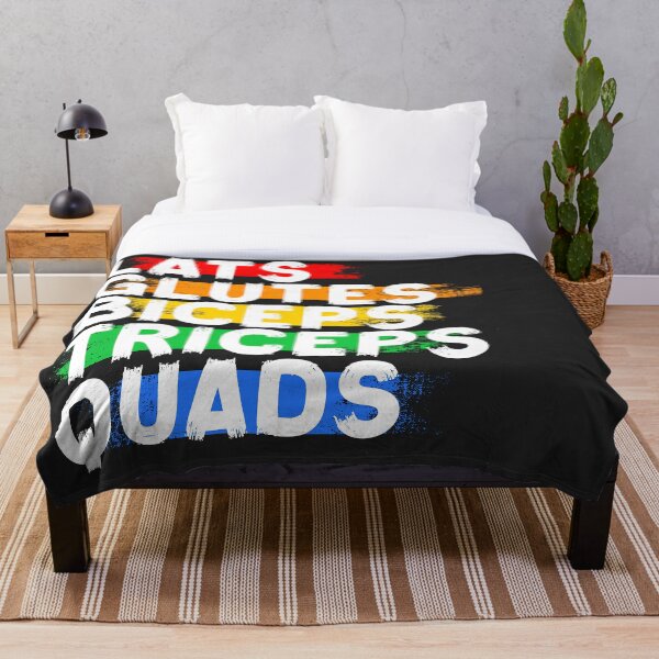 Aperçu de l'œuvre Lats Glutes Biceps Triceps Quads Drapeau LGBT tenue de sport créée et vendue par DefauItCube.