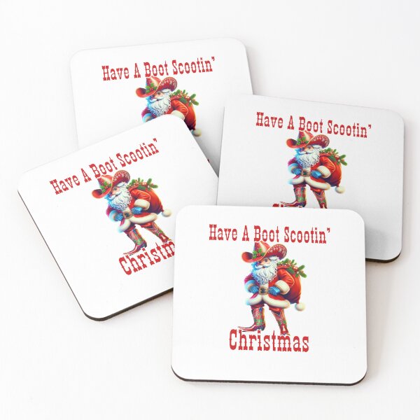 Item preview, Have A Boot Scootin' Christmas designed and sold by TugForkFinds.