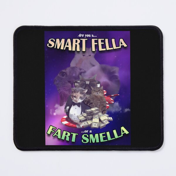 Item preview, Smart Fella or a Fart Smella - Silly Cats designed and sold by Omcho.