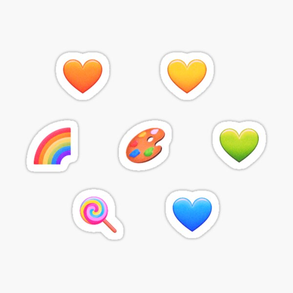Artikel-Vorschau von Kidcore farbenfrohes Emojis-Paket mit niedlichen verschiedenen Formen, designt und verkauft von Kayochine.