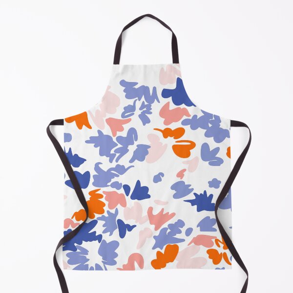Item preview, Random brush drawing of orange and light blue colored butterflies designed and sold by anatim33.
