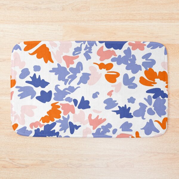 Item preview, Random brush drawing of orange and light blue colored butterflies designed and sold by anatim33.