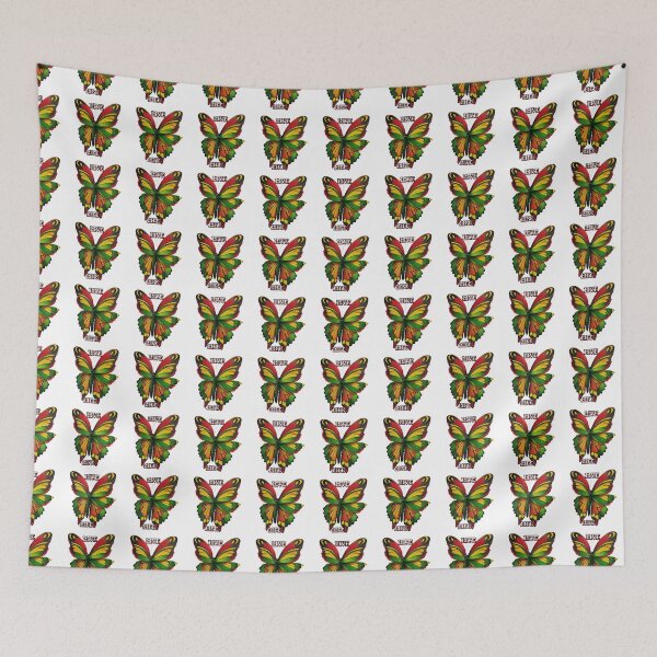 Item preview, Live Life Butterfly- Jamaican Rastafarian Color designed and sold by Angelle55.