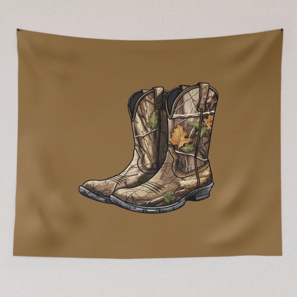 Item preview, RealTree Camo Western Cowboy Boots designed and sold by meganohm.