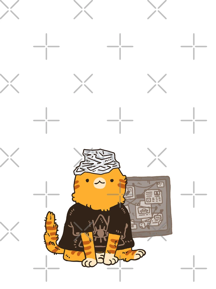 Thumbnail 4 of 4, iPhone Case, Cat Conspiracy designed and sold by Childish by Design.