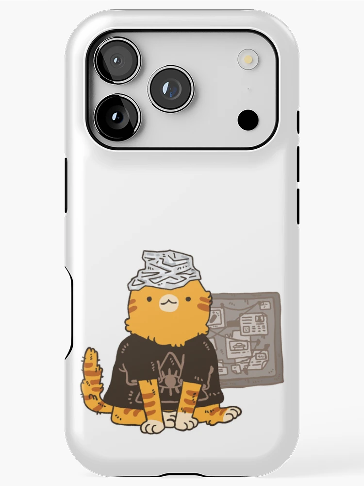 Thumbnail 1 of 4, iPhone Case, Cat Conspiracy designed and sold by Childish by Design.