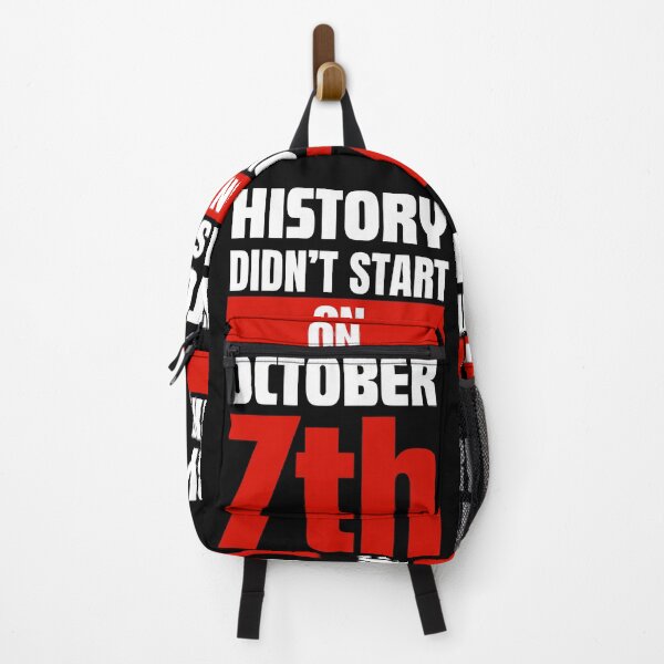 Item preview, History didnt start on October 7th designed and sold by Randa Ranmania.
