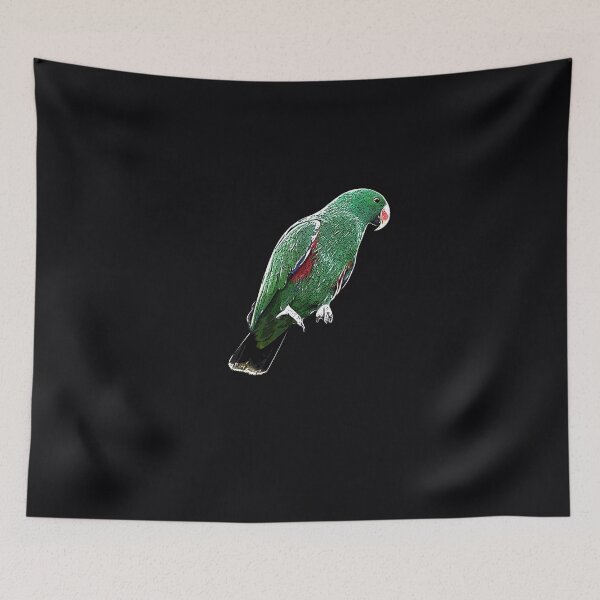 Item preview, Male Moluccan Eclectus Parrot White Alternate Design  designed and sold by designsasstultd.