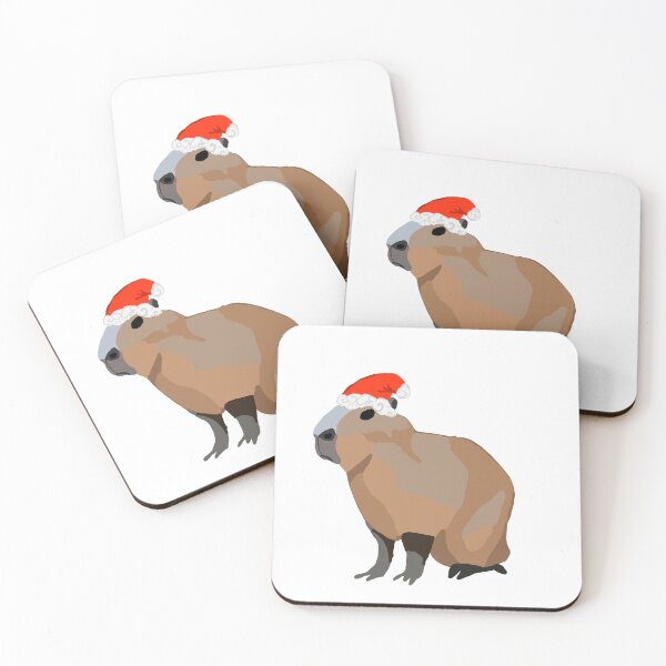 Item preview, Christmas capybara designed and sold by LexSmithDesign.