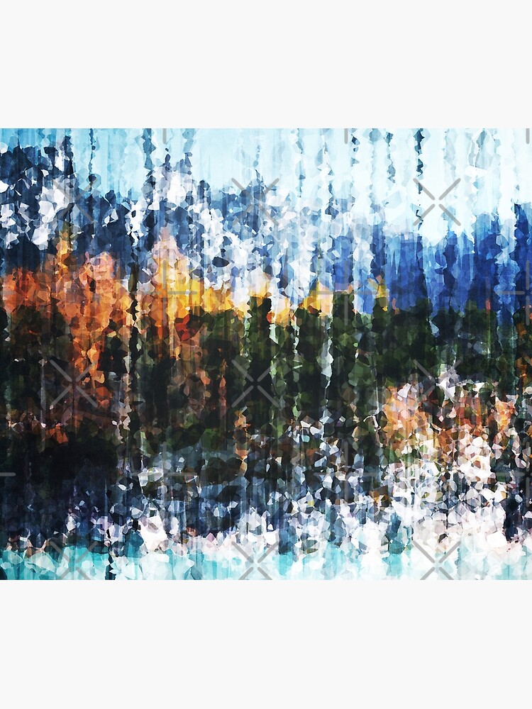 Autumnal Mountain Lake by perkinsdesigns