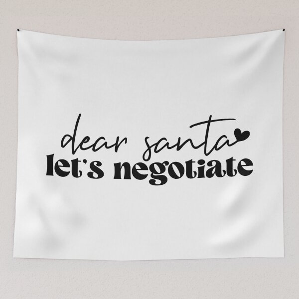 Item preview, Dear Santa Let's Negotiate designed and sold by EsteticaVerus.