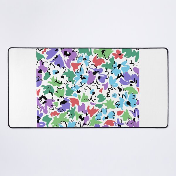 Item preview, Bright seamless floral pattern. Outline of the contour lines that make up flowery blooming tulips designed and sold by anatim33.