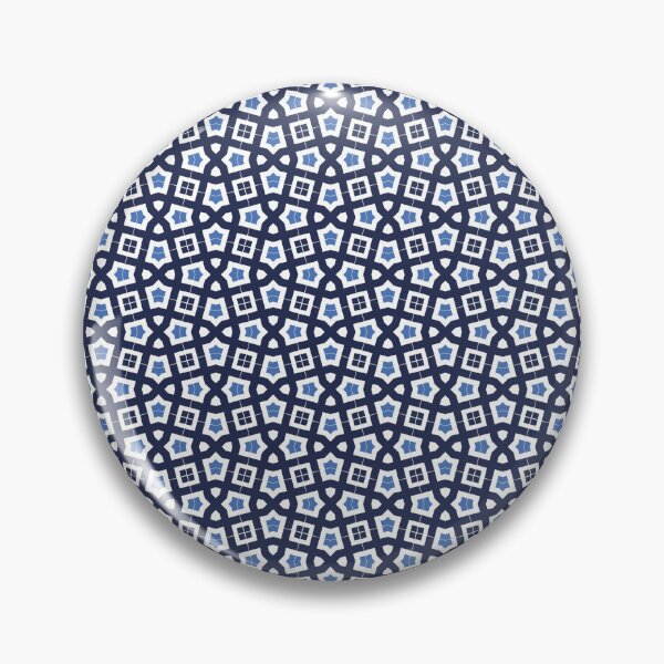 Item preview, Navy Elegance - Geometric Seamless Pattern designed and sold by Looming Lines.