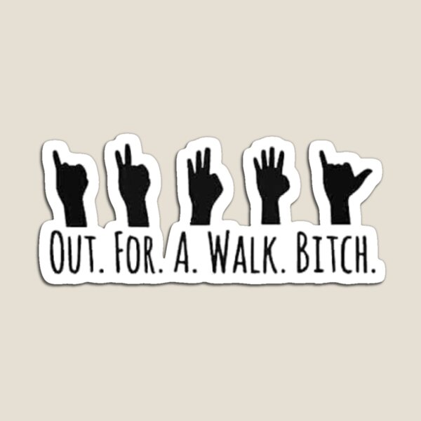 Item preview, Out For a Walk Bitch - Inspired by Spike from Buffy the Vampire Slayer designed and sold by hellmouthpins.