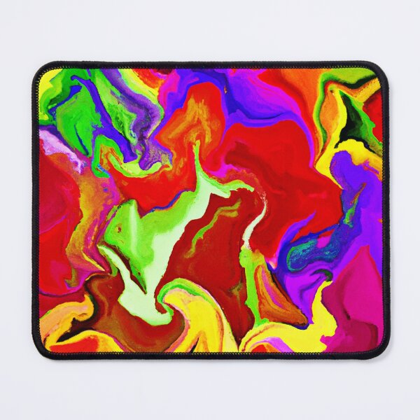 Item preview, Colorful Vivid Abstractions Pattern designed and sold by Health And Fitness Posts e-Store.