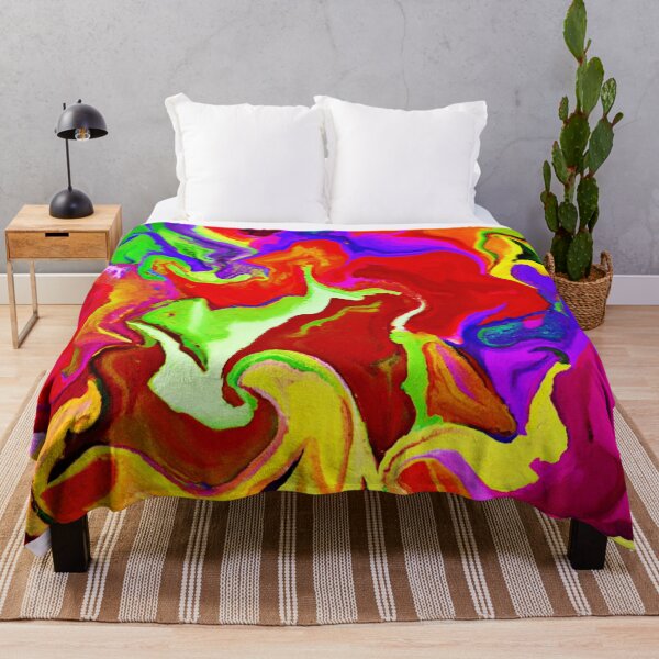 Item preview, Colorful Vivid Abstractions Pattern designed and sold by Health And Fitness Posts e-Store.