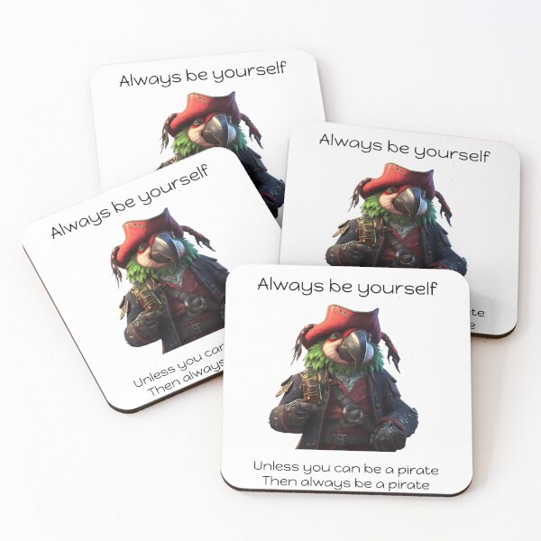 Item preview, Always be a pirate designed and sold by Piratepuns.