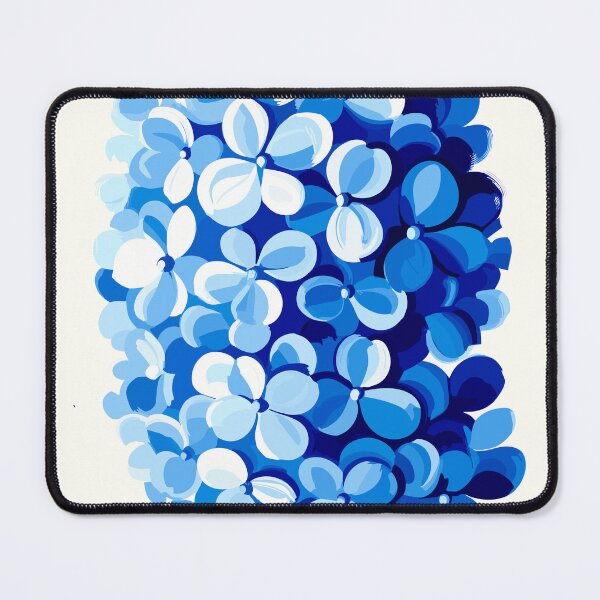 Item preview, Abstract Blue Hydrangea designed and sold by BrightTide.