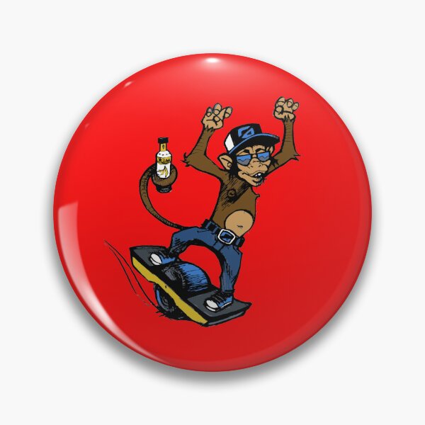 Item preview, Monkey Junkie Nose Grind designed and sold by onewheelartist.