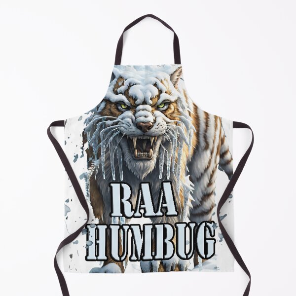 Item preview, Roaring Snow Tiger, "RAA HUMBUG" Bah Humbug TEE designed and sold by leyfinder.
