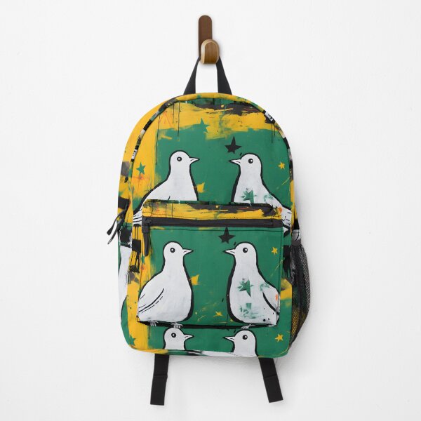 Item preview, Dual Harmony: Graffiti Fusion of Two White Peace Doves for Conflict Resolution designed and sold by OlfactoART Studio.