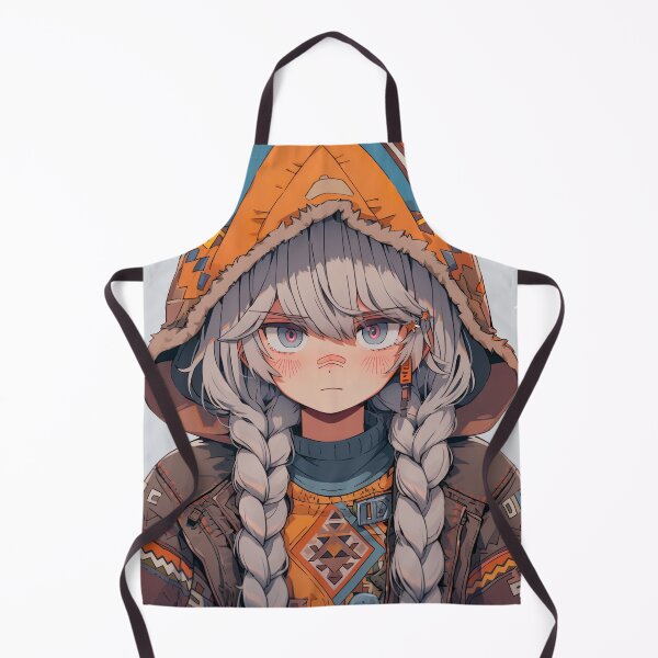 Item preview, Cute Little Braids Winter Anime Girl designed and sold by bubblegoth.