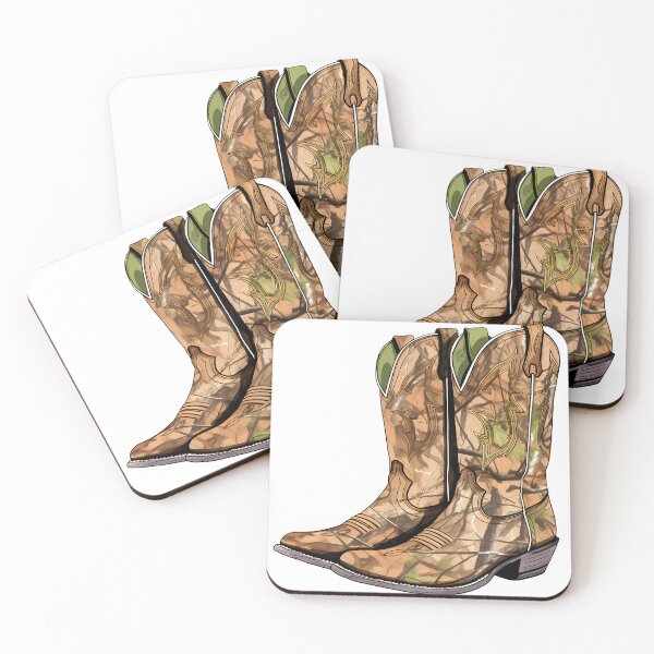 Item preview, RealTree Camouflage Western Cowboy Boots designed and sold by meganohm.