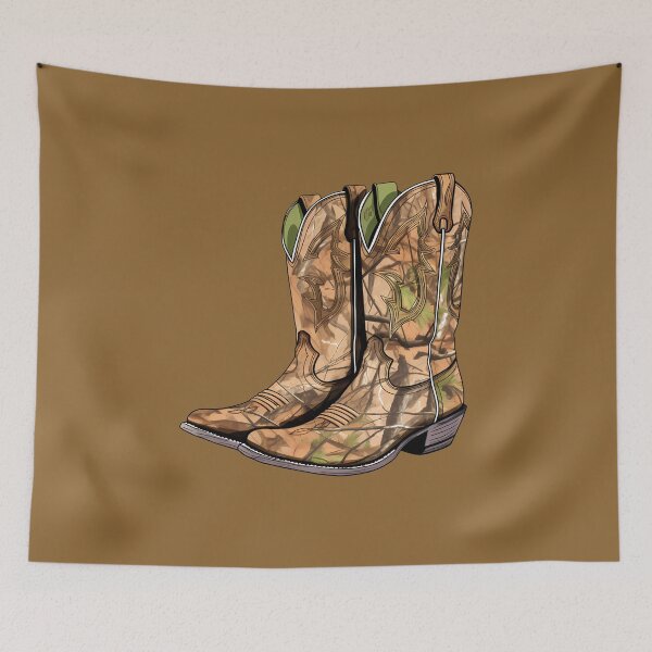 Item preview, RealTree Camouflage Western Cowboy Boots designed and sold by meganohm.