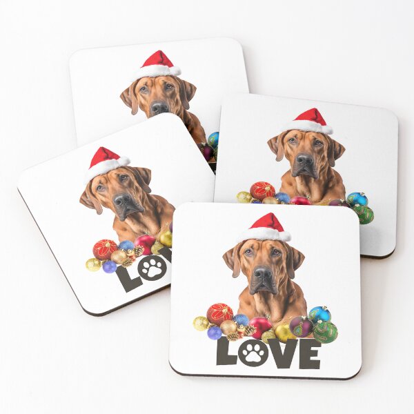 Item preview, Adorable Navidad Rhodesian Ridgeback AMOR designed and sold by Fredster1966.