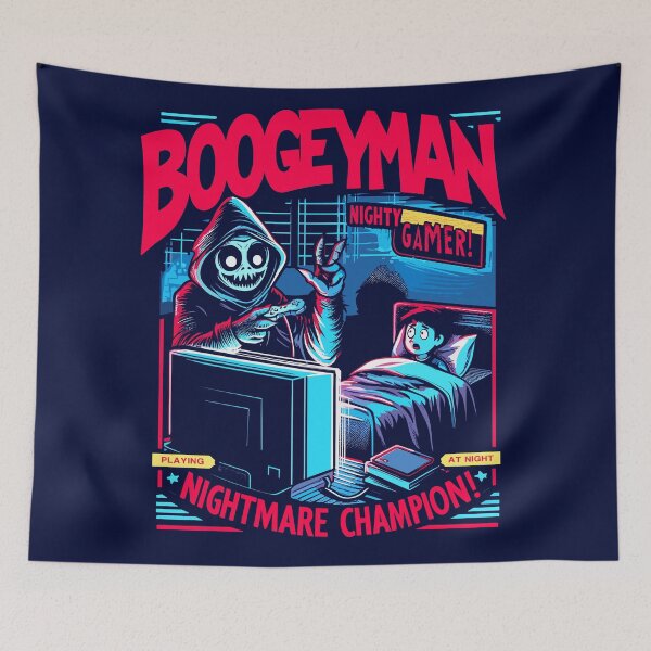 Aperçu de l'œuvre Boogeyman Nighty Gamer, champion du cauchemar ! créée et vendue par RafaelLima7.