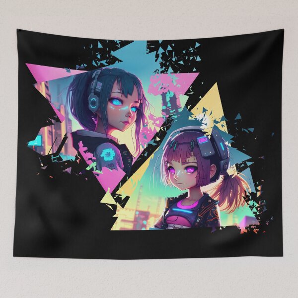 Item preview, Cyberpunk Girls designed and sold by Me-Myself-AI.