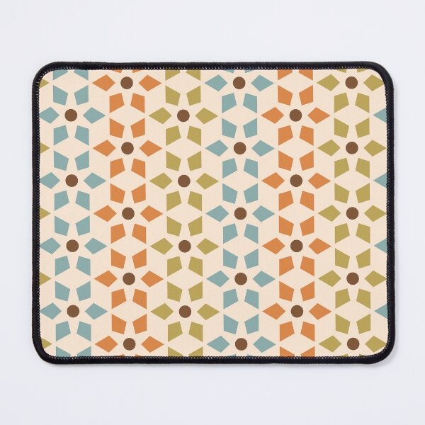 Item preview, Starburst Pattern in Brown Green Blue and Orange designed and sold by tonymagnerart.