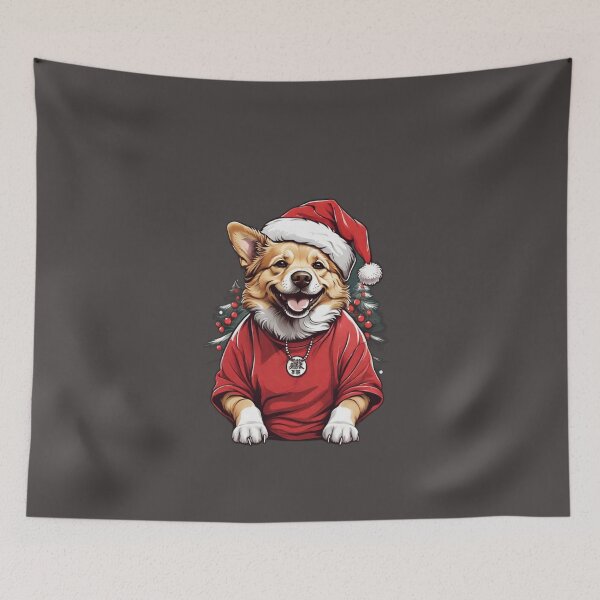 Item preview, "Santa Paws is Coming to Town: Adorable Holiday Dog Design" designed and sold by sanam1362.