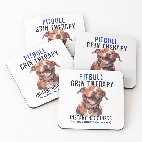 Item preview, Pitbull Grin Therapy - Instant Happiness (no appointment necessary) designed and sold by TempoTees.