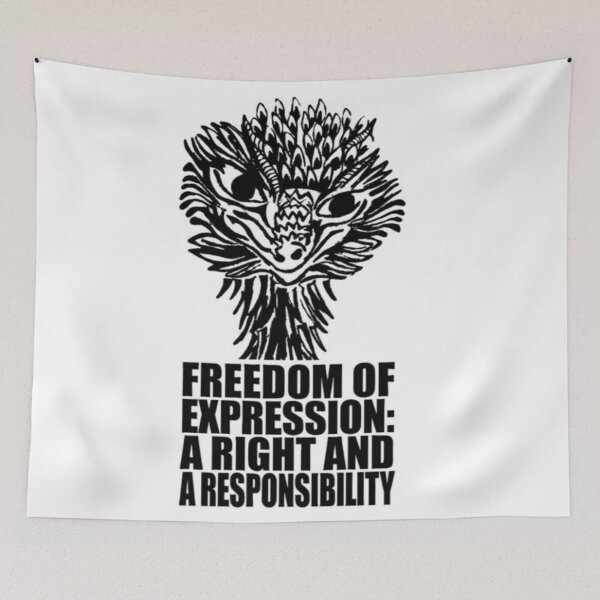 Item preview, FREEDOM OF EXPRESSION A RIGHT AND RESPONSIBILITY designed and sold by vanessaperu.