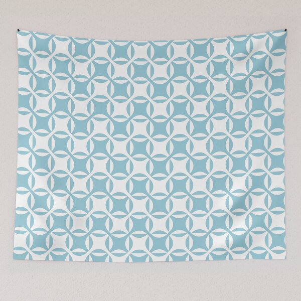Item preview, Modern Blue Checkered Jute Rug Pattern - Contemporary Design designed and sold by CottonGarb.