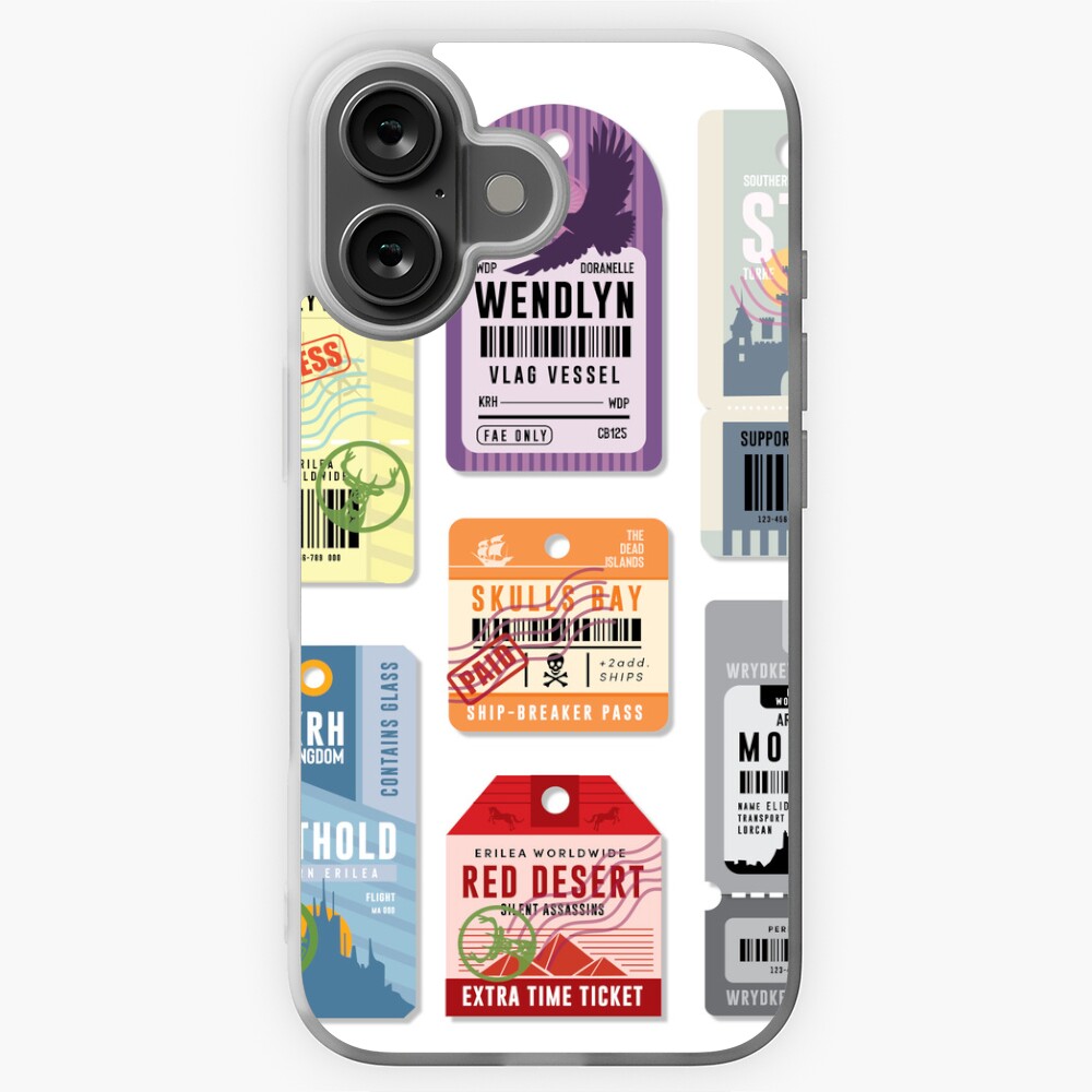 Throne of Glass Tags Sticker