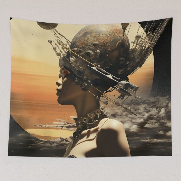 Item preview, Afrofuturism Art designed and sold by MidJourneymen.