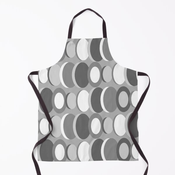 Item preview, Retro Abstract Art Circles Gray designed and sold by thepixelgarden.