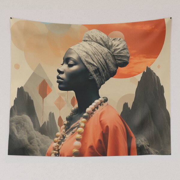 Item preview, Afrofuturism Art designed and sold by MidJourneymen.