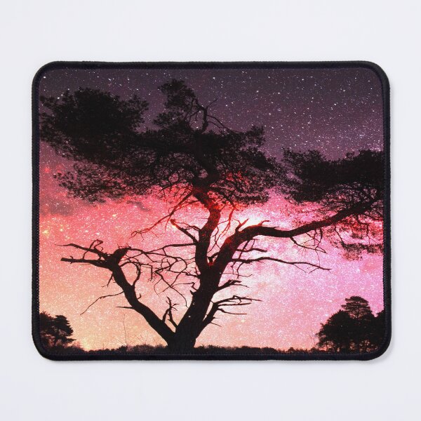 Item preview, Beautiful galaxy night sky with trees designed and sold by Nunaprettyshop.